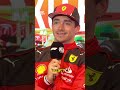 Charles Leclerc Spots A Cat On Track ? #Shorts