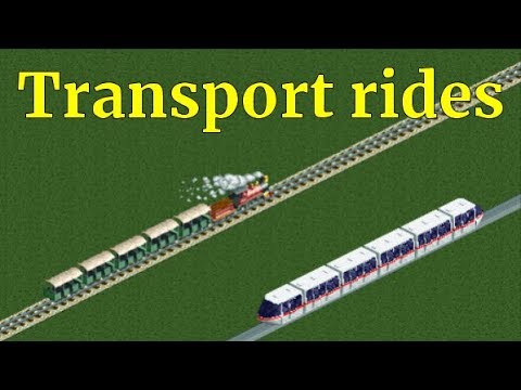RCT2 - Ride overview - Transport rides