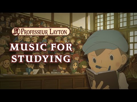 Professor Layton study music | Sleep, Relax, Focus | 2h of HQ original soundtrack