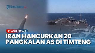 Serangan Balasan Iran! 20 Fasilitas Militer AS di Timur Tengah Hancur, Sistem THAAD Ikut Lumpuh