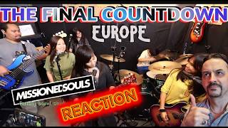 Download lagu THE FINAL COUNTDOWN by Europe  Missioned Souls - family band studio cover REACTION mp3