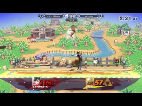 Frame Perfect - Top 16: eM | Aphro (Bayonetta) vs ( .Y. ) | K9sbruce (Sheik)