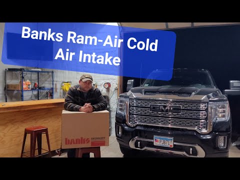 Banks Ram-Air Cold Air Intake Duramax L5P Install and Sound Test