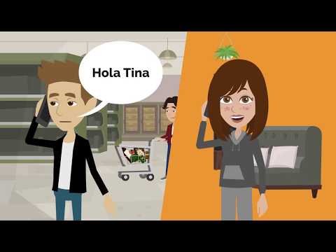 Conversación en español - Diálogos / Pedro viene de visita