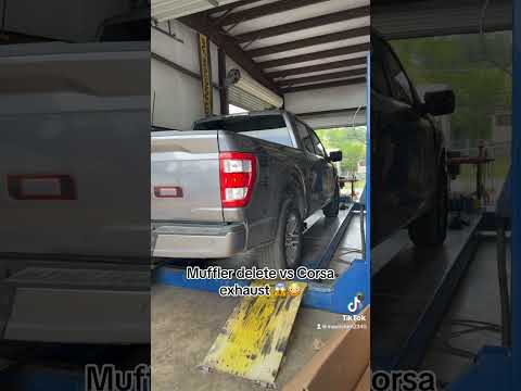 F150 5.0 muffler delete vs Corsa exhaust