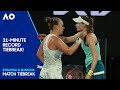 The Longest Singles Tiebreak in Grand Slam History! | Rybakina v Blinkova | Australian Open 2024