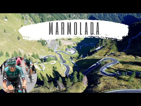 The CLIMB HINDLEY TOOK CARAPAZ GIRO d'ITALIA - PASSO FEDAIA