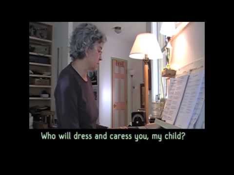 Dos kind ligt in vigele (The child lies in the cradle) Yiddish theater song with subtitles
