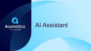 Acumatica AI Assistant