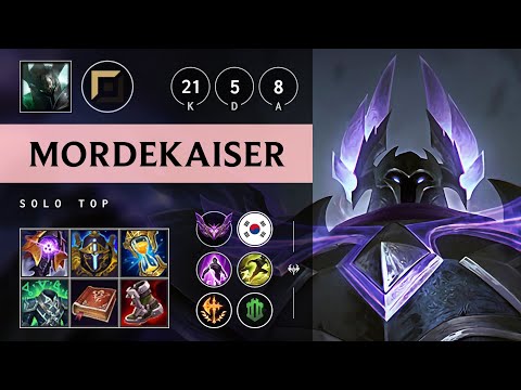 Mordekaiser Top vs Camille - KR Master Patch 25.16