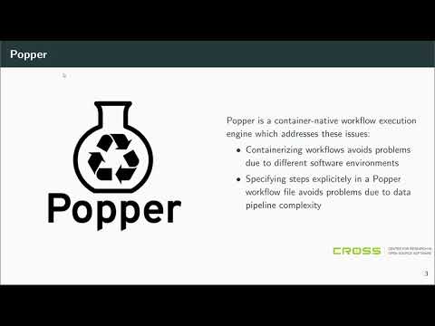 Lightning Talks: Anders Poirel, Popper project