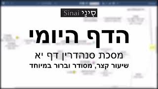 דף יומי מסכת סנהדרין דף יא - שיעור קצר וברור במיוחד בליווי תרשים (שיעורי הדף היומי בקצרה מאת הרב אורי בריליאנט) - התמונה מוצגת ישירות מתוך אתר האינטרנט יוטיוב. זכויות היוצרים בתמונה שייכות ליוצרה. קישור קרדיט למקור התוכן נמצא בתוך דף הסרטון