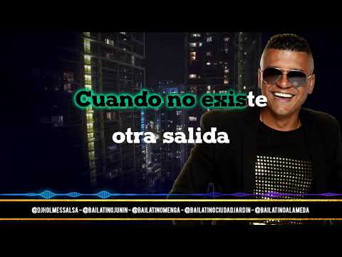 SI ME VES LLORAR POR TI / DAVID PABON / LYRIC VIDEO / LETRA / HOLMES DJ / HQ
