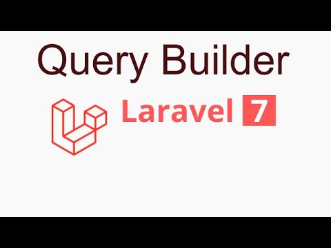 Laravel 7 tutorial 22 Query Builder