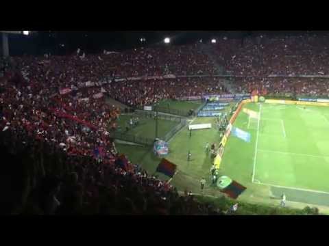 "DIM. Gol! de descuento de cano, avalancha, me dicen el matador soy del medallo !!! Vs aliaza petrole" Barra: Rexixtenxia Norte &bull; Club: Independiente Medellín