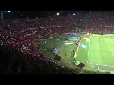 "DIM. Gol! de descuento de cano, avalancha, me dicen el matador soy del medallo !!! Vs aliaza petrole" Barra: Rexixtenxia Norte • Club: Independiente Medellín