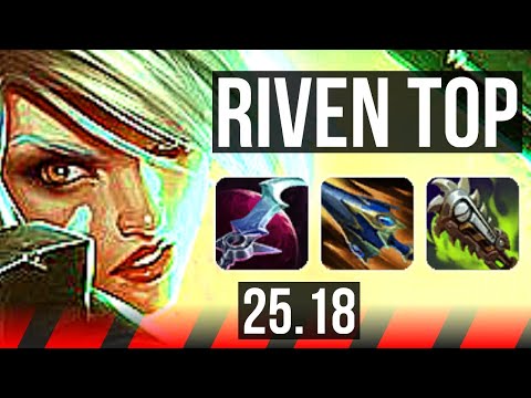 RIVEN vs FIORA (TOP) | 7 solo kills | EUW Master | 25.18