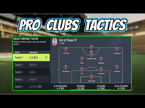 WIN MORE GAMES! BEST CUSTOM TACTICS & FORMATIONS to USE in FIFA 22 PRO CLUBS!