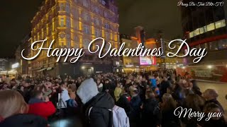 Merry You Live Cover .  Happy valentines Day.  ngày Lễ Tình Yêu . Vui Vẻ Quá