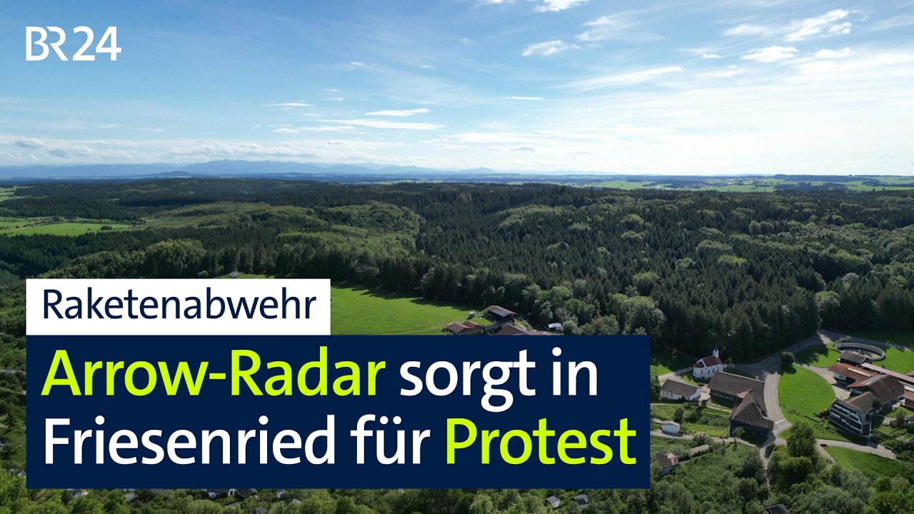 Raketenabwehr: Arrow-Radar sorgt in Friesenried für Protest | BR24