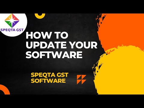 How to Update Speqta GST Software to New Version