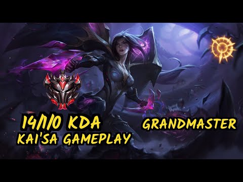 CLG Stixxay (KAI'SA) vs DRAVEN - 14/1/0 KDA BOTTOM ADC GAMEPLAY - NA Ranked GRANDMASTER