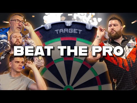 AMATEUR DART PLAYERS VS WORLD CHAMPION