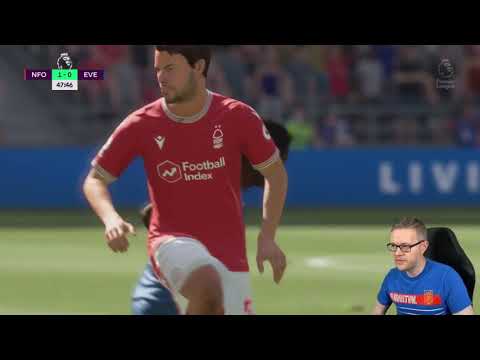 Mark goldbridge Fifa 21 Everton Career Mode Twitch Ep25-  game against boyhood club notingham forest