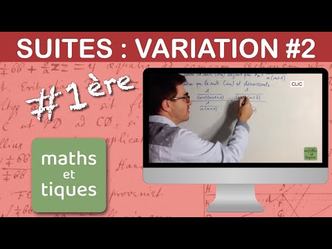 Etudier le sens de variation d'une suite (2) - Première