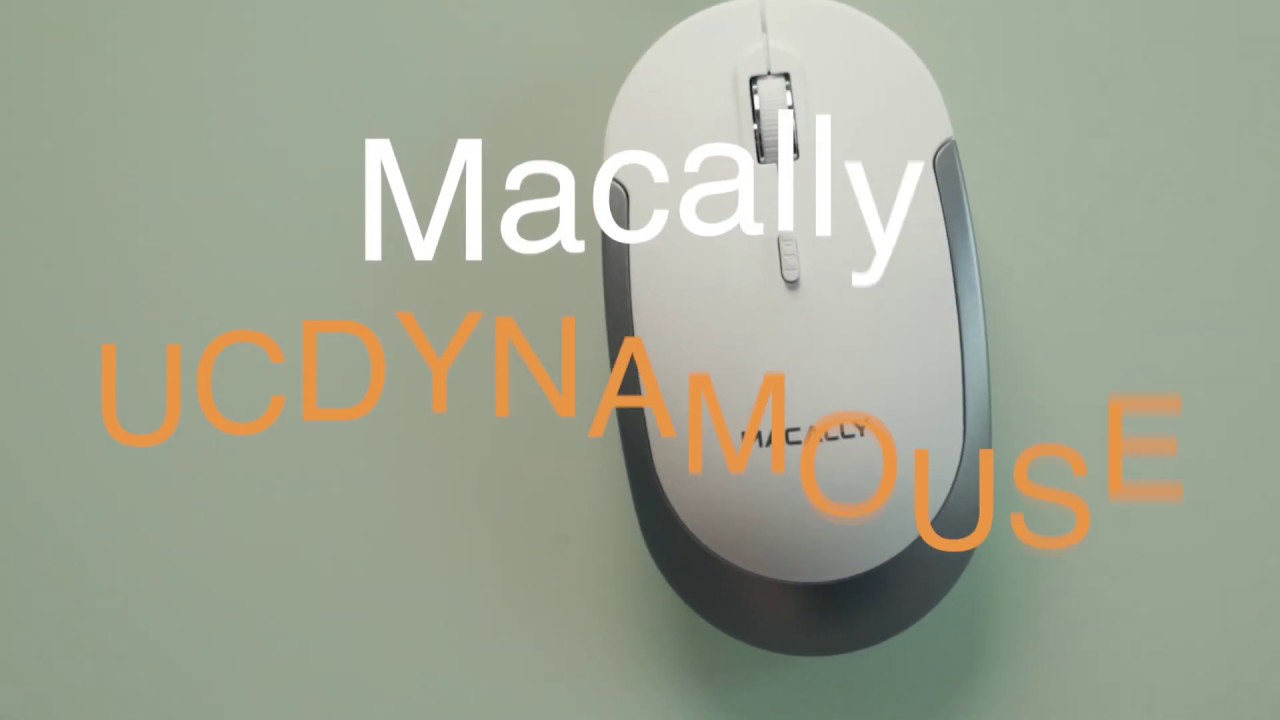 Macally USB-C Optical Quiet Click Mouse for Mac/PC