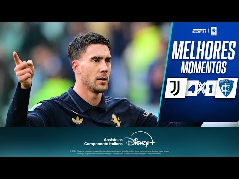 Gols e lances de Juventus x Empoli