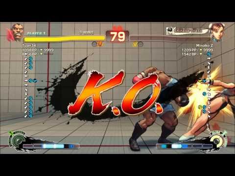 Tuan34 (Balrog) vs Minako Z (Chun-Li) SSFIV Arcade Edition 2012 PC