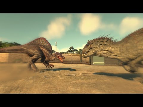 Spinosaurus vs Indominus Rex - Jurassic World Evolution 2