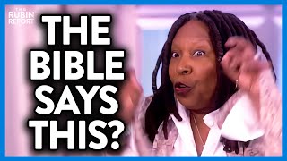 The Views Whoopi Goldberg Has Bizarre Interpretation Of The Bible | Dm Clips | Rubin Report