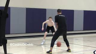 Kiimani Holt and Brett Hardt Jr Training Session