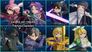 【SAOFD】各キャラのランクアップしたときのボイスまとめ【ソードアート・オンライン フラクチュアード デイドリーム】