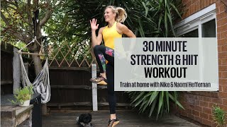 Train at home with Nike | Garden Workout: HIIT & Strength Workout video