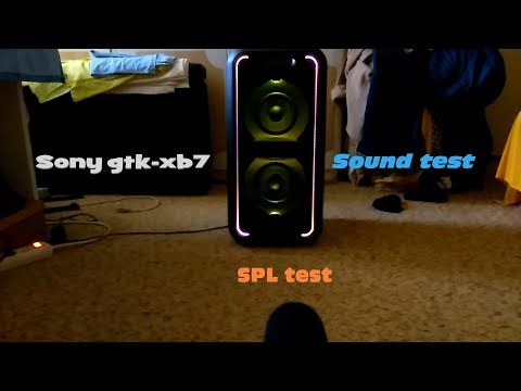 Sony GTK-XB7 - Sound test + SPL test 🔊🎤
