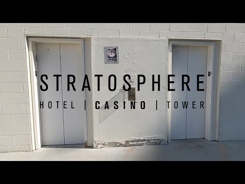 Painfully SLOW OTIS Series 1 HIGHdraulic Elevators - Stratosphere Employee Garage - Las Vegas, NV