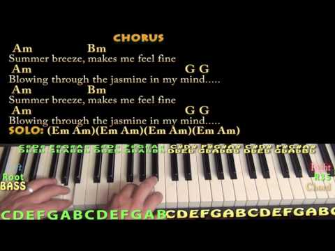 Summer Breeze - Seals and Crofts piano tutorial