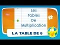Comptines pour enfants - La Table de 6 (apprendre les tables de multiplication)