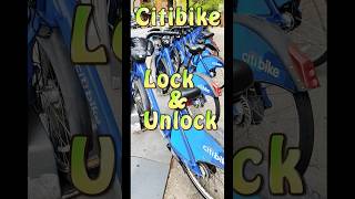How to unlock and lock CitiBike / Citi Bike