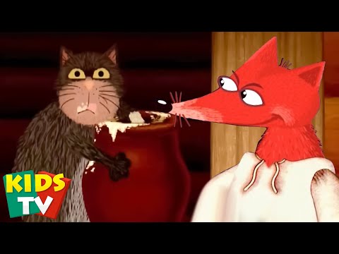 Котката и лисицата + Колекция от поучителни приказки и анимационни филми за малки деца