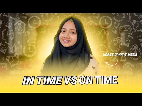 In time VS On time | Confusing English | mSPoken and grammar | Noore Jannat Meem