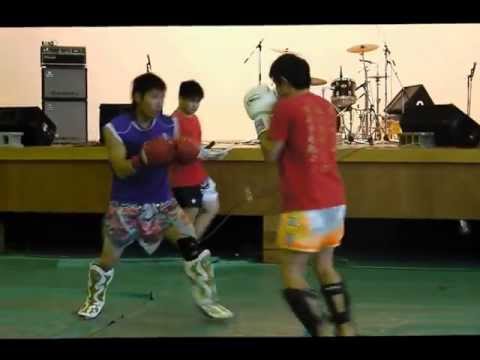 2013年度新入生歓迎行事　立技格闘技部（前田塾）の演舞