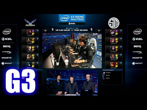 TSM vs yoe Flash Wolves | Game 3 Semi Finals IEM World Championship Katowice 2015 LoL | TSM vs YFW