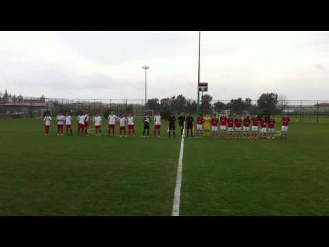Fussballschiedsrichter Martin Feusi Emirhandstadion Einlaufen Trainingspiel Refree Feusi