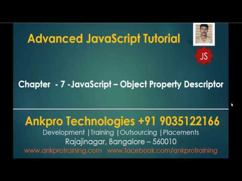 Advanced JavaScript Chapter 7 JavaScript Property Descriptor