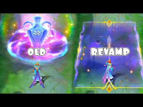 Aurora Revamp Aquarius VS OLD Skill Effects Comparison