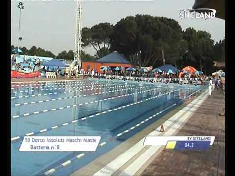 Serie 8 dei 50 Dorso  Assoluti Maschi Master - 12 MEMORIAL ANDREA BETTIOL